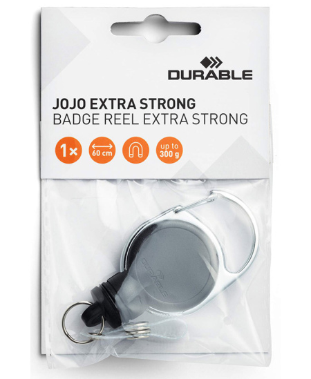 Laikiklis su rite vardinės kortelės dėklui DURABLE, juodas