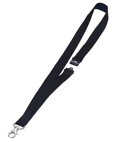 Kaklajuostė DURABLE su fiksatoriumi, juoda
