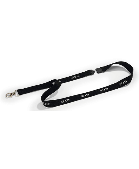 Kaklajuostė DURABLE STAFF su fiksatoriumi, juoda