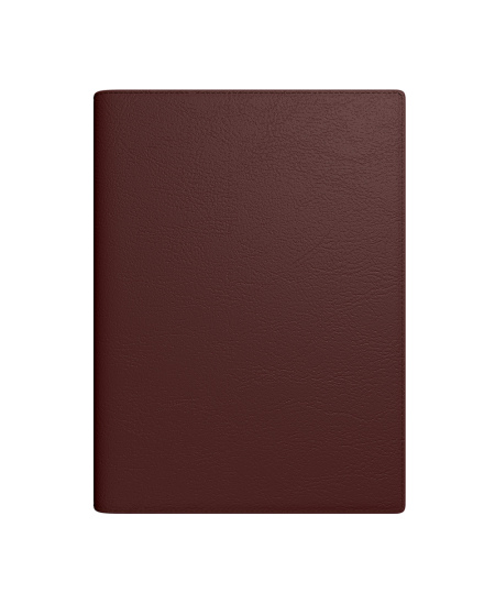 Kalendorius SENATOR DAY Spirex 2026, A4, PU, tamsiai ruda