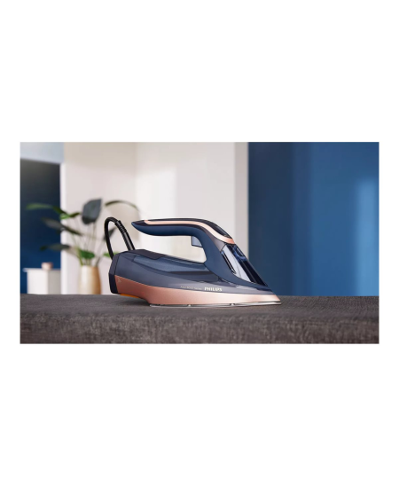 Philips | DST8050/20 Azur | Steam Iron | 3000 W | Water tank capacity 350 ml | Continuous steam 85 g/min | Blue
