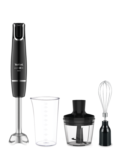 TEFAL | Blender | HB943838 InfintyForce | Hand Blender | 1000 W | Number of speeds 1 | Chopper | Black
