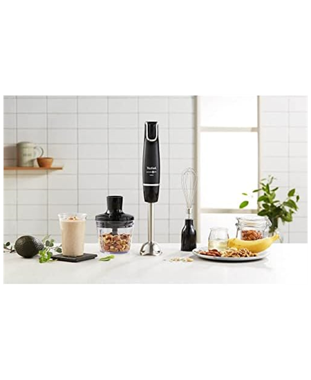 TEFAL | Blender | HB943838 InfintyForce | Hand Blender | 1000 W | Number of speeds 1 | Chopper | Black