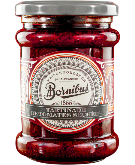 Džiovintų pomidorų užtepėlė BORNIBUS, 245 g
