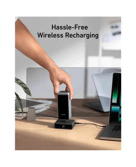 Anker Prime Charging Base for Power Bank, 100W | A1902311 | Black