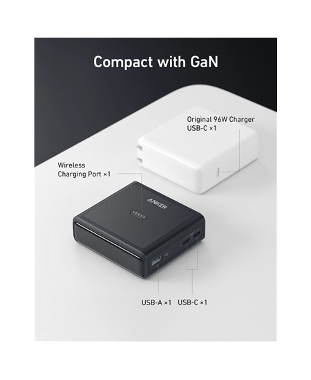 Anker Prime Charging Base for Power Bank, 100W | A1902311 | Black