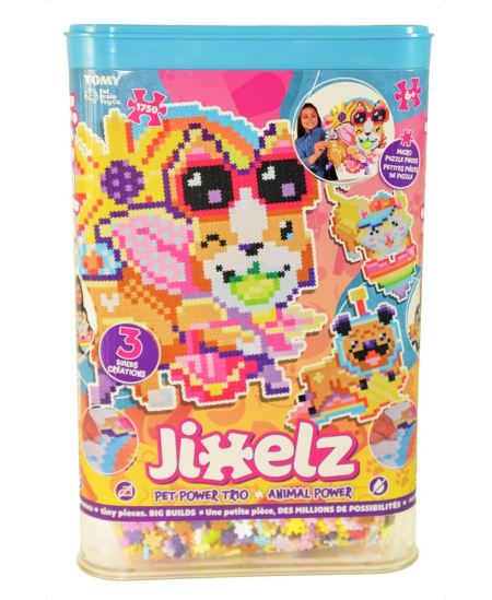Kūrybinė mozaika FatBrainToys „Jixelz - Mieli augintiniai“ (1750 d.)