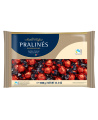 Šokoladiniai saldainiai PRALINES, red/gold, su lazdyno riešutų kremu, 1 kg