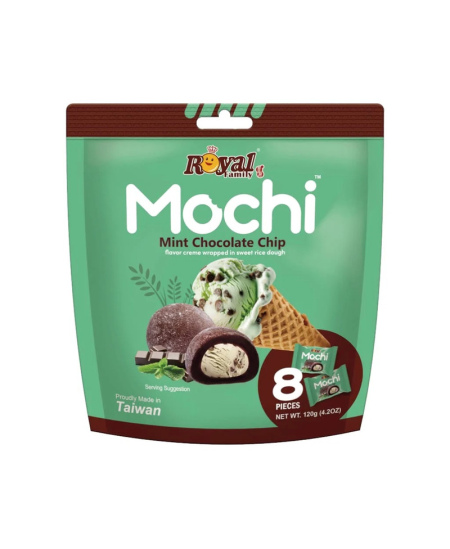 Močiai ROYAL FAMILY, mėtų ir šokolado skonio, 120 g