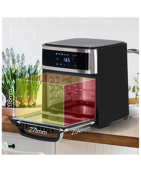 Adler | Airfryer Oven | AD 6309 | Power 1700 W | Capacity 13 L | Stainless steel/Black