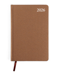 Darbo knyga STANDARD 2026, PVC, A5, ruda