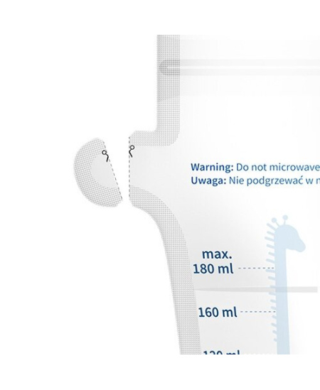 BabyOno maišeliai motinos pienui laikyti užšaldyti 30 vnt.x180 ml, 1084