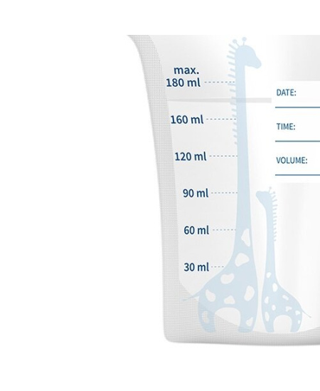 BabyOno maišeliai motinos pienui laikyti užšaldyti 30 vnt.x180 ml, 1084