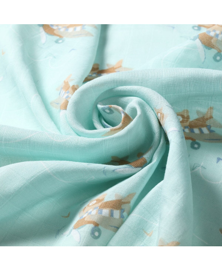 Bambukiniai vystyklai BABYONO, 3 vnt., pilki