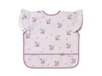 Babyono prijuostė neperšlampama su kišene nuo 6 mėn triušis rožinis 1641/03