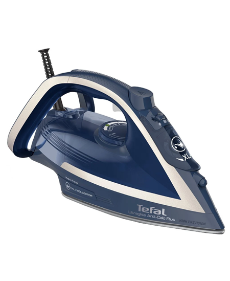 TEFAL | Steam Iron | FV6830E0 | Steam Iron | 2800 W | Water tank capacity 270 ml | Continuous steam 50 g/min | Silver/Blue