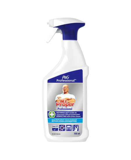 Įvairių paviršių valiklis ir dezinfekantas Mr. PROPER PROFESSIONAL, 750ml