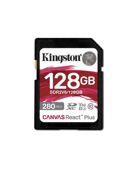 Kingston | UHS-II Video Speed Class (V60) | 128 GB | SD | Flash memory class Class 10, UHS-II, U3, V60