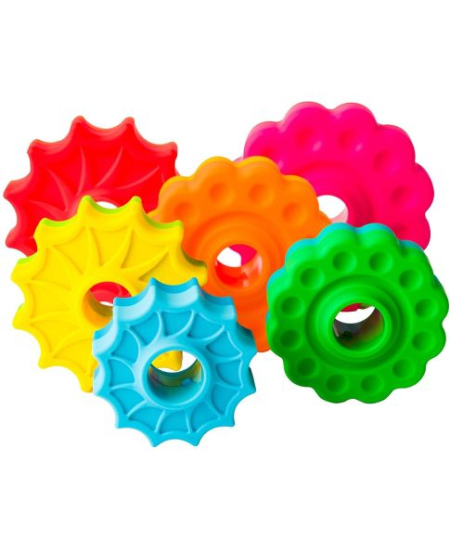 Besisukanti piramidė FATBRAINTOYS „SpinAgain“