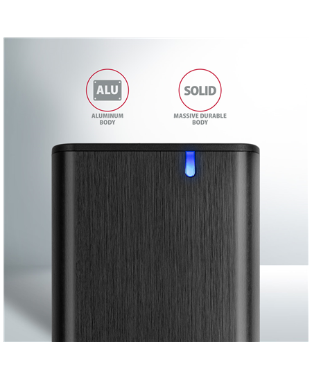 AXAGON External USB-C 3.2 Gen 2 metal box for M.2 NVMe & SATA SSD disks | EEM2-SB2