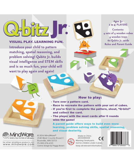 Stalo žaidimas MindWare „Q-bitz Jr.“