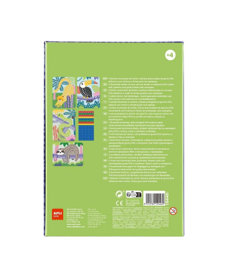 EVA porolono mozaika Apli Kids „Džiunglės”