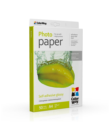 ColorWay Photo Paper, 50 sheets | 135 g/m² | A4 | Glossy