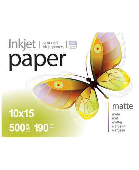 ColorWay PrintPro Photo Paper, 500 sheets | 190 g/m² | 10x15 | Matte
