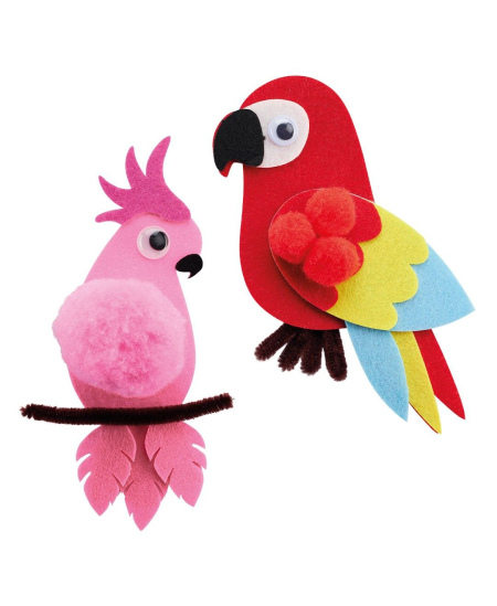 Kūrybinis rinkinys Apli Kids „Veltinio papūgos“