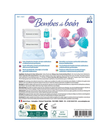 Kūrybinis rinkinys SentoSphere „Maži vonios burbulai“