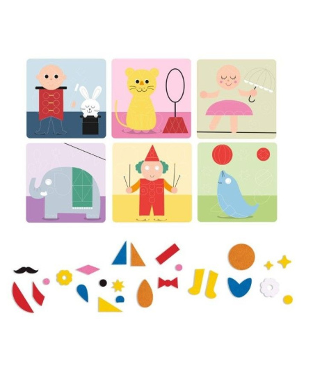 Mano pirmasis veltinio koliažų kūrybinis rinkinys Apli Kids