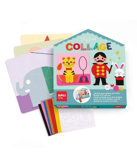 Mano pirmasis veltinio koliažų kūrybinis rinkinys Apli Kids