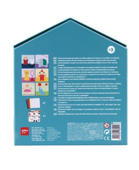 Mano pirmasis veltinio koliažų kūrybinis rinkinys Apli Kids