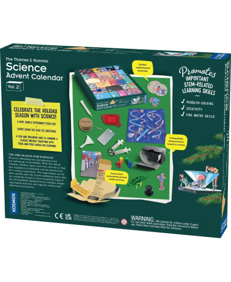 STEM mokslinis rinkinys THAMES&KOSMOS „ADVENTO KALENDORIUS“, 3 dalis