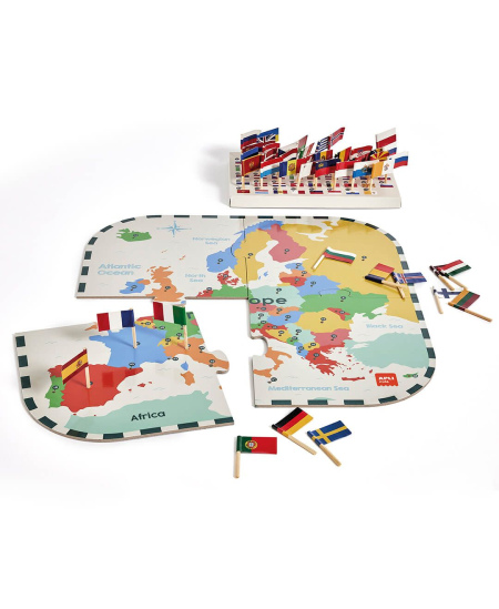 Dėlionė Apli Kids „Europos vėliavos“