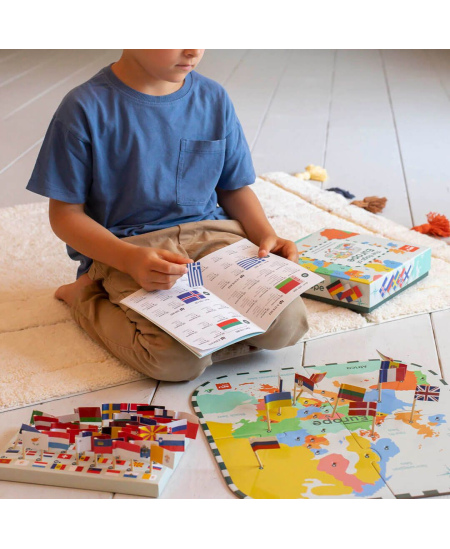 Dėlionė Apli Kids „Europos vėliavos“