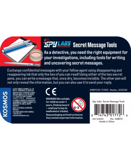 Slapto rašymo rinkinys THAMES&KOSMOS „Spy Labs“