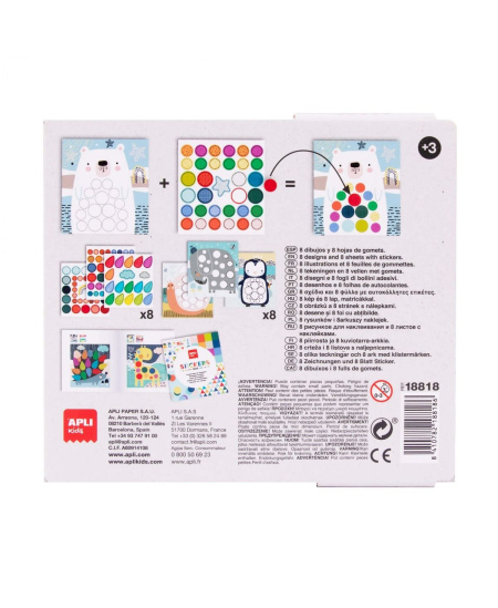 Lipdukų žaidimas Apli Kids „LOKYS“