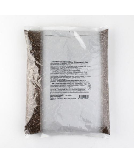 Sėklos Chia, ispaninio šalavijo, 1 kg