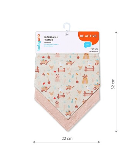 BabyOno seilinukas-šalikas 2 vnt., ūkininkas, 879/09