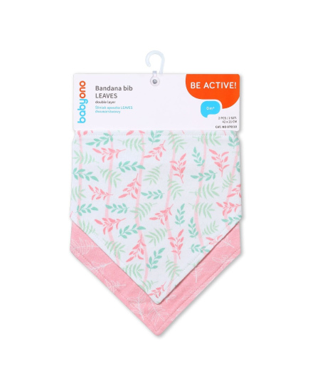 BabyOno seilinukas-šalikas 2 vnt., lapai, 879/10
