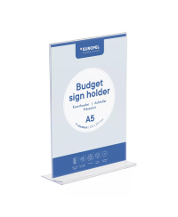 Informacinis stovas EUROPEL Budget, T tipo, A5, vertikalus