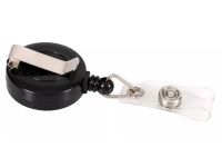 Laikiklis su rite vardinės kortelės dėklui EUROPEL, juodas