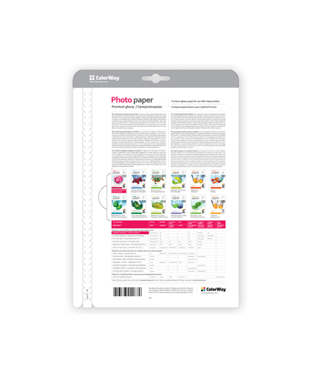 ColorWay Photo Paper, 50 sheets | 255 g/m² | 10x15 | Premium High Glossy