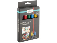 Akriliniai markeriai NASSAU, 5 spalvos