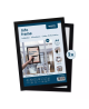 Informacinis rėmelis EUROPEL, lipnus, A4, juodas, 2 vnt