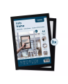 Informacinis rėmelis EUROPEL, lipnus, A4, juodas, 2 vnt