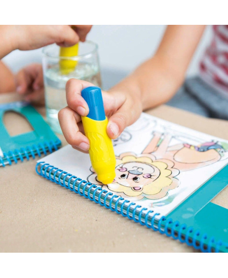 Spalvinimo knygelė Apli Kids "Gyvūnai", su vandens pieštuku