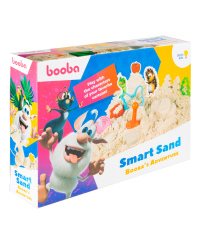 Išmanusis smėlis Genio Kids Booba su smėliadėže ir 3 formelėmis, 1 kg