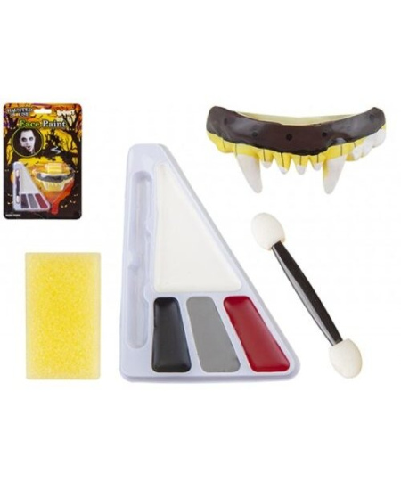 Veido dažai Helovinui „Vampyras“